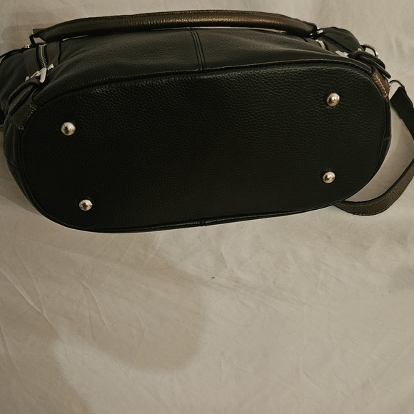 New W Tags Over Earth Genuine Leather Hobo Purse Shoulder Bag Crossbody Handbag - Picture 5 of 13